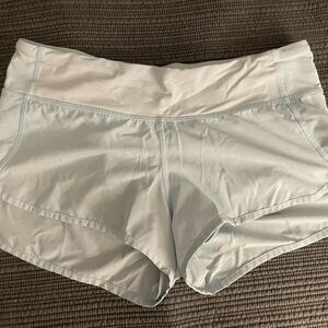 Lululemon Speed Up Short Light Bue